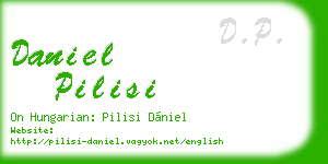 daniel pilisi business card
